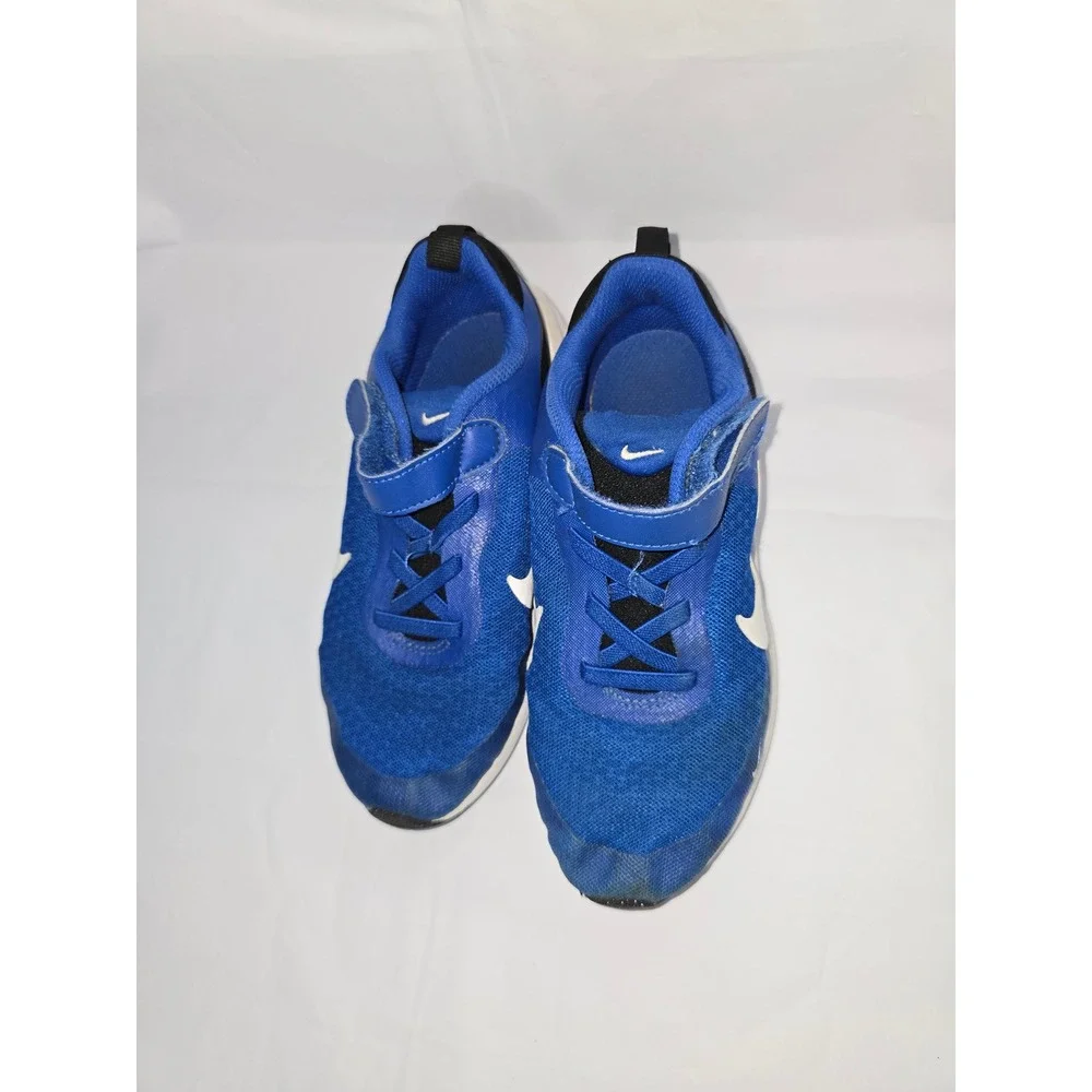 Nike Revolution 7 Blue White Kids Sneakers Size 13.5C